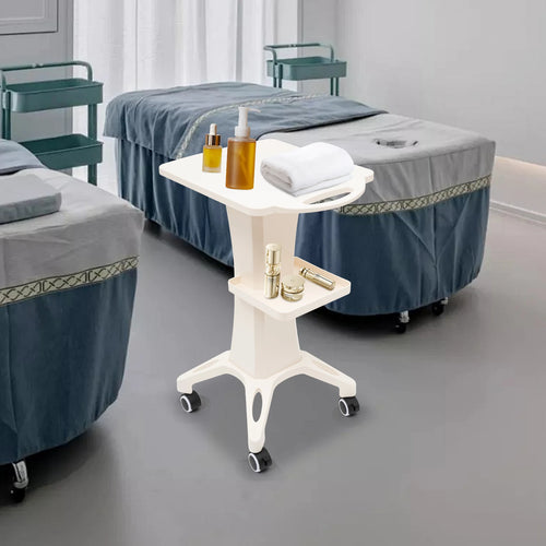 Hair Salon Trolley Rolling Cart Beauty Rolling Trolley Cart Storage Organizer Hairdressing Tool Station Silent Roller